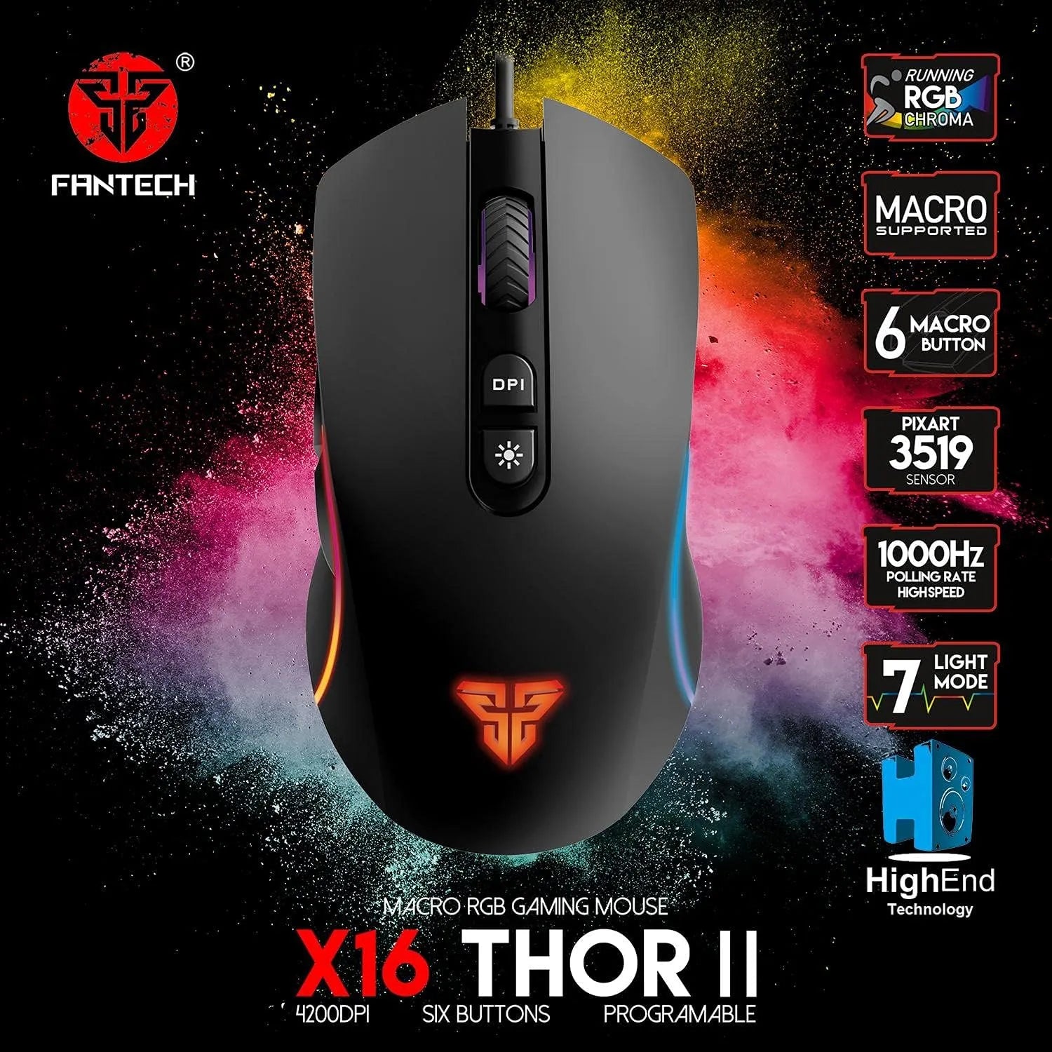 Fantech THOR II X16  Gaming Mouse