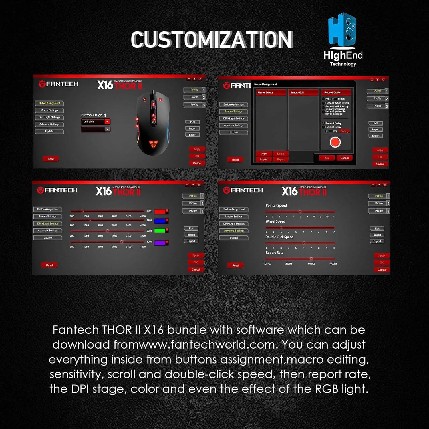 Fantech THOR II X16  Gaming Mouse