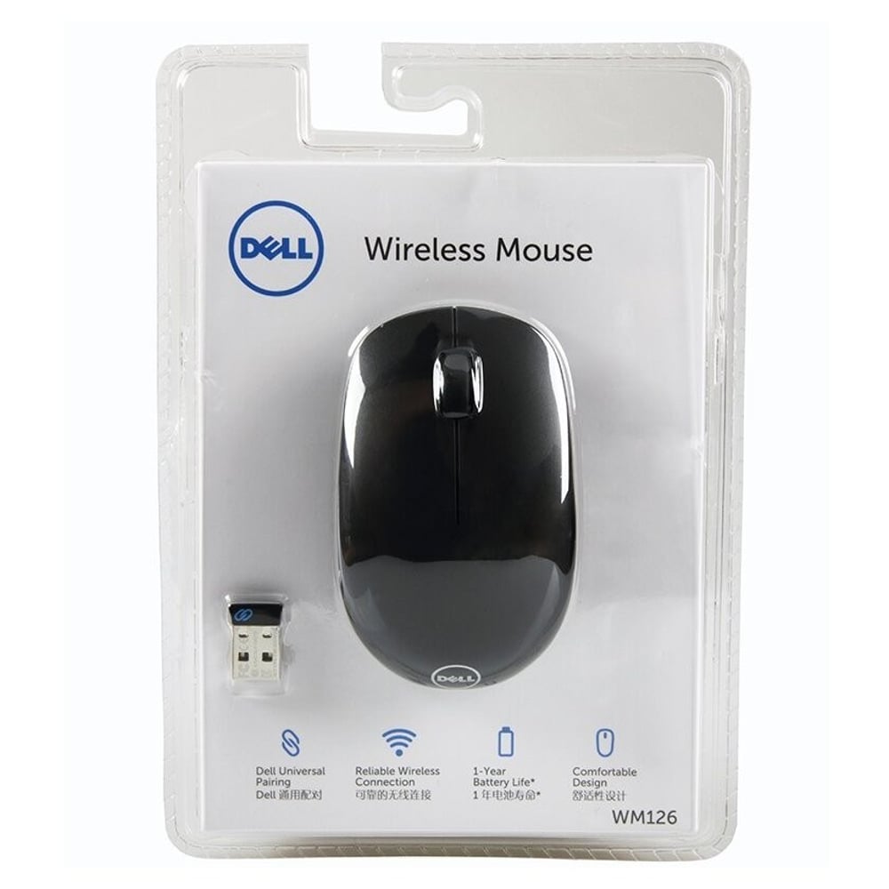 Dell Wireless Mouse WM126 Optical Mouse