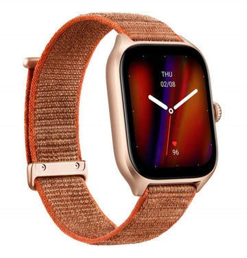 Amazfit GTS 4 Smartwatch – 1.75" AMOLED Display, 8 Days Battery, 154 Sports Modes, Alexa Built-in - Autumn Brown - Rebuy-Box