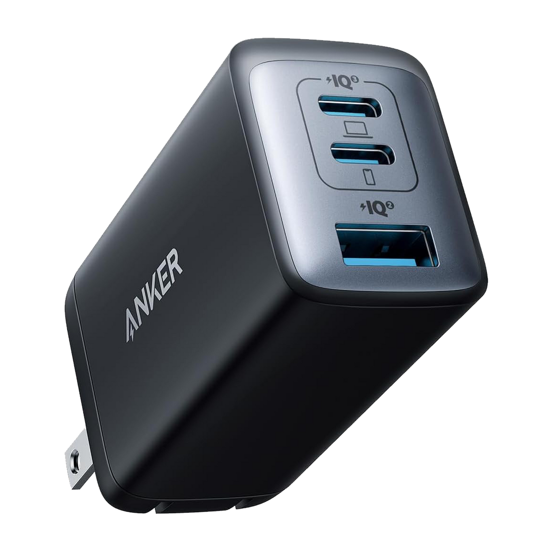 Anker 735 Nano II 65W GaN Charger Black – Front View - Rebuy-Box