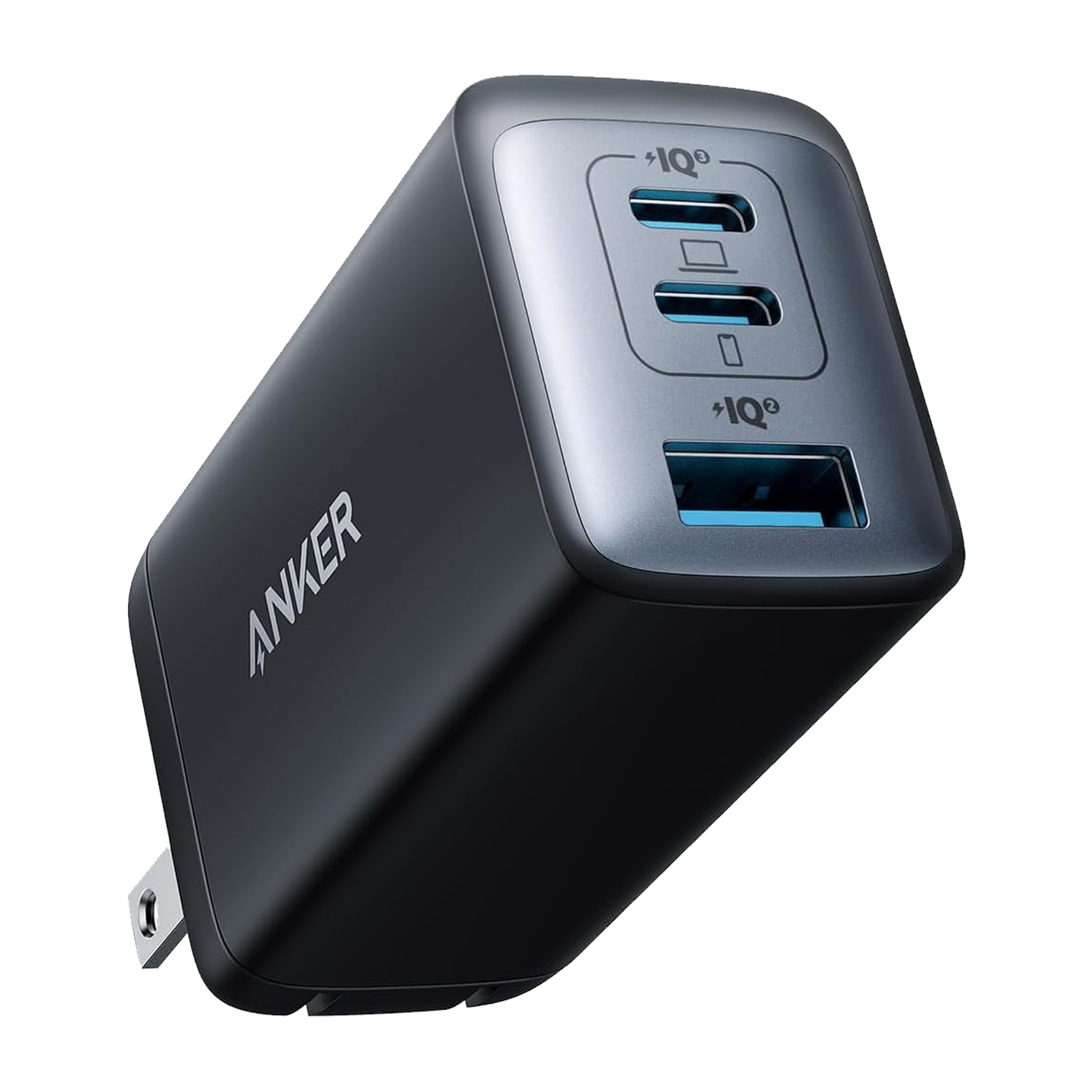 Anker 735 Nano II 65W GaN Charger Black – Front View - Rebuy-Box