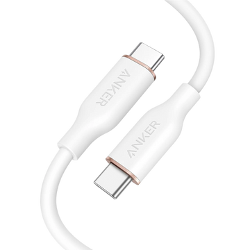 Anker PowerLine III Flow USB-C to USB-C Cable 3ft 240W A8552 – Soft, Durable, Ultra-Fast Charging