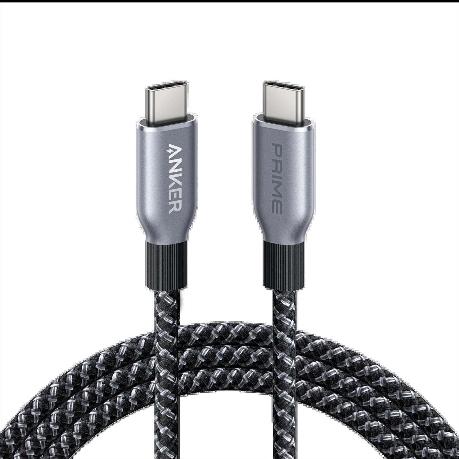 Anker Prime USB-C to USB-C Cable 240W – Durable Braided 0.9m Black