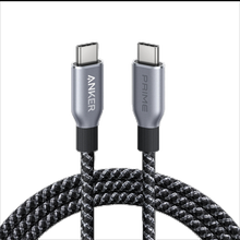 كابل Anker Prime USB-C إلى USB-C بقدرة 240 واط - مجدول متين بطول 0.9 متر أسود