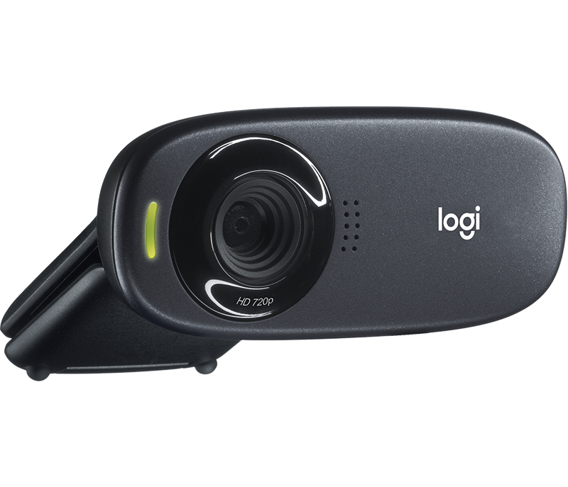 Logitech C310 HD Webcam, 720p Resolution, Built-In Microphone, Auto Light Correction, Universal Clip - Rebuy-Box