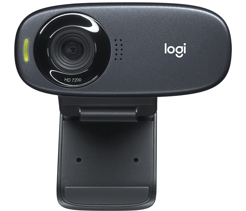 Logitech C310 HD Webcam, 720p Resolution, Built-In Microphone, Auto Light Correction, Universal Clip - Rebuy-Box
