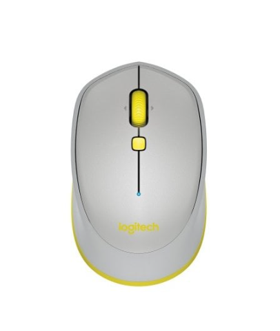 Logitech M535 Bluetooth Optical Mouse, 1000 DPI, Ambidextrous Design, Grey and Yellow - Rebuy-Box