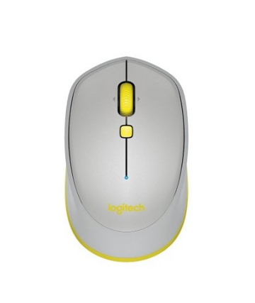 Logitech M535 Bluetooth Optical Mouse, 1000 DPI, Ambidextrous Design, Grey and Yellow - Rebuy-Box