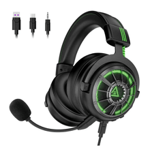 EKSA E5000 Star Engine Pro 3-in-1 Wired Gaming Headset - Black