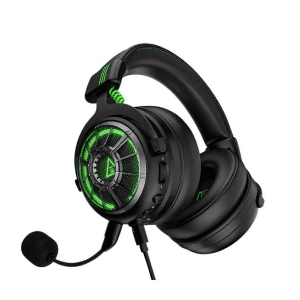 EKSA E5000 Pro Wired Gaming Headset Side Angled Design with ENC Microphone Black Rebuy-Box