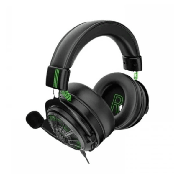 EKSA E5000 Pro Wired Gaming Headset Side View with Cushioned Ear Cups Black Rebuy-Box
