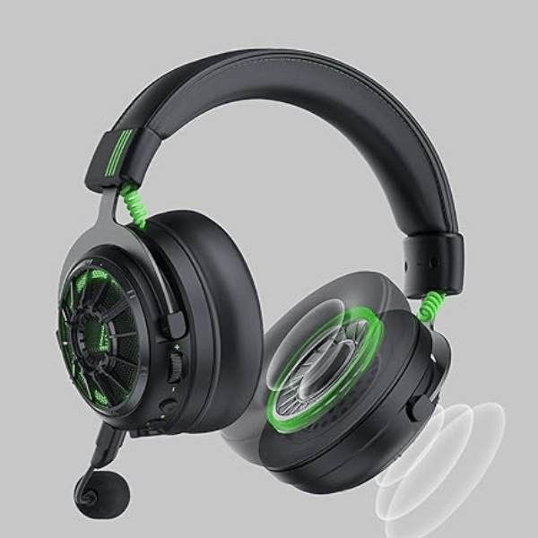 EKSA E5000 Pro Wired Gaming Headset Exploded View of Dynamic Speaker Driver Black Rebuy-Box