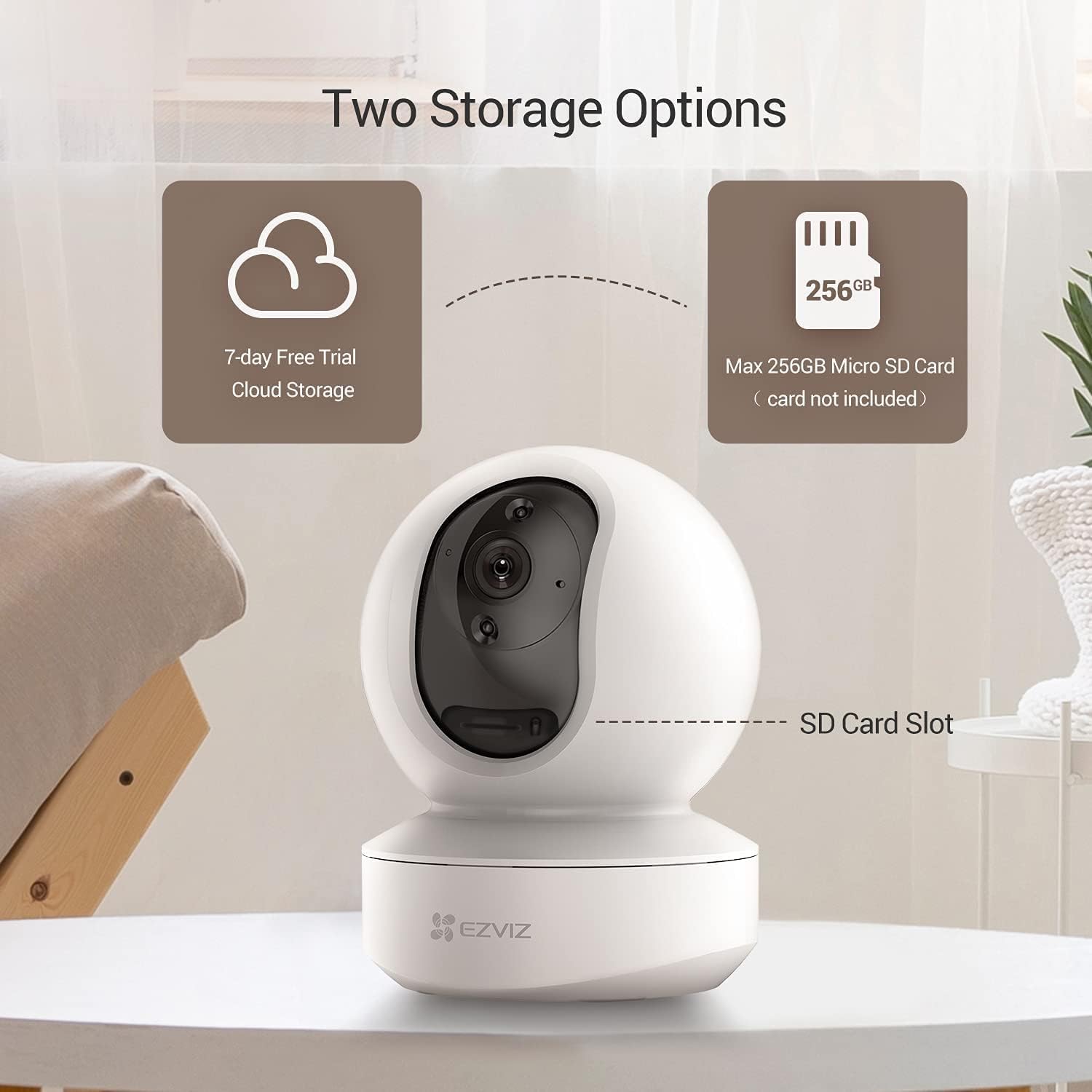 EZVIZ TY1 Pro Smart Home Camera 1080P – Pan & Tilt (Grade A)