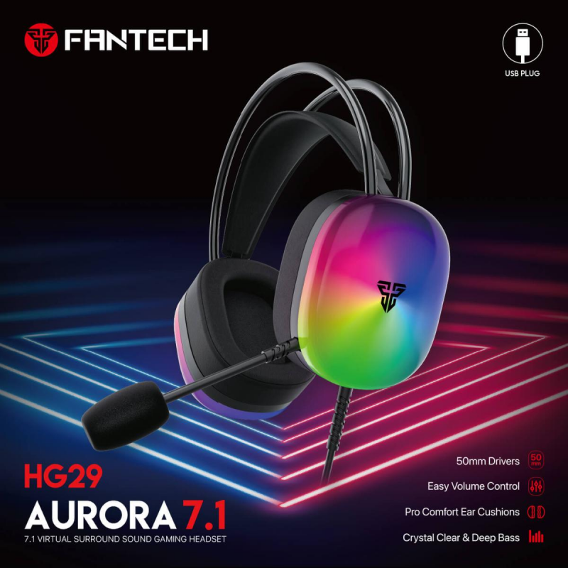 Fantech HG29 Aurora 7.1 – Ultimate Surround Sound for Immersive Gaming