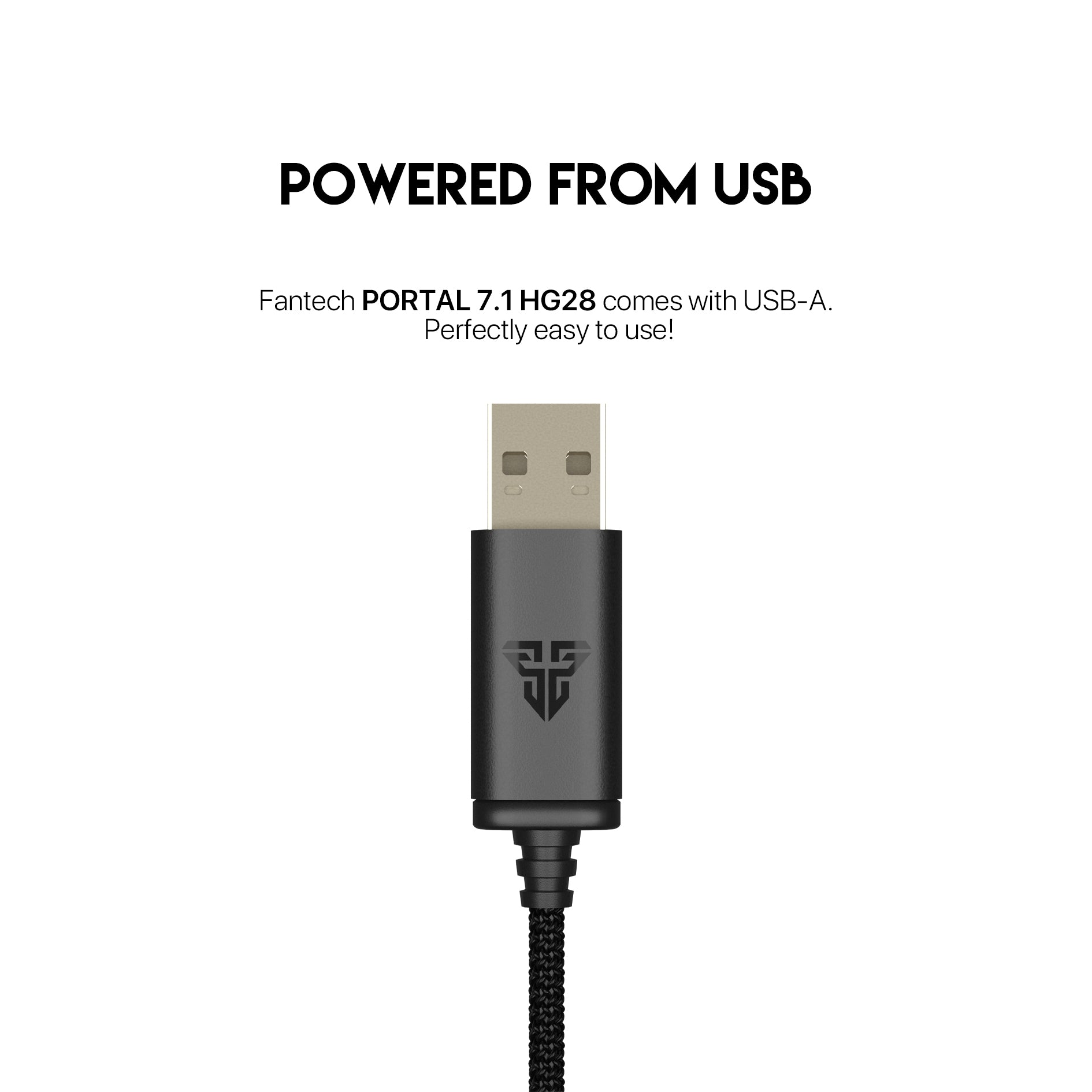 Fantech Portal HG28 7.1 Virtual Surround RGB Gaming Headset – Black (Grade A)