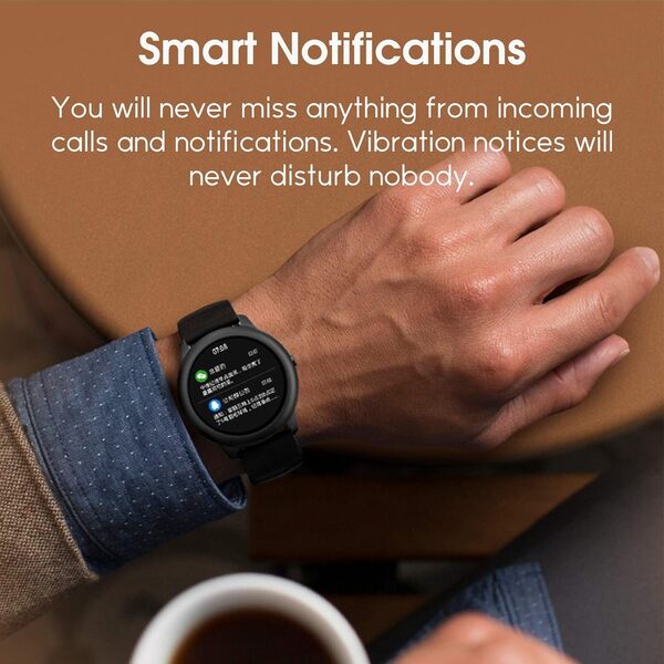 Haylou Solar Smart Watch LS05-1, 1.28" HD Display, 12 Sports Modes, Heart Rate Monitor - Rebuy-Box
