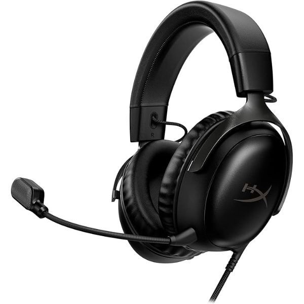 HyperX Cloud III Gaming Headset PC, PS5, PS4, Xbox Series X - Black/Red