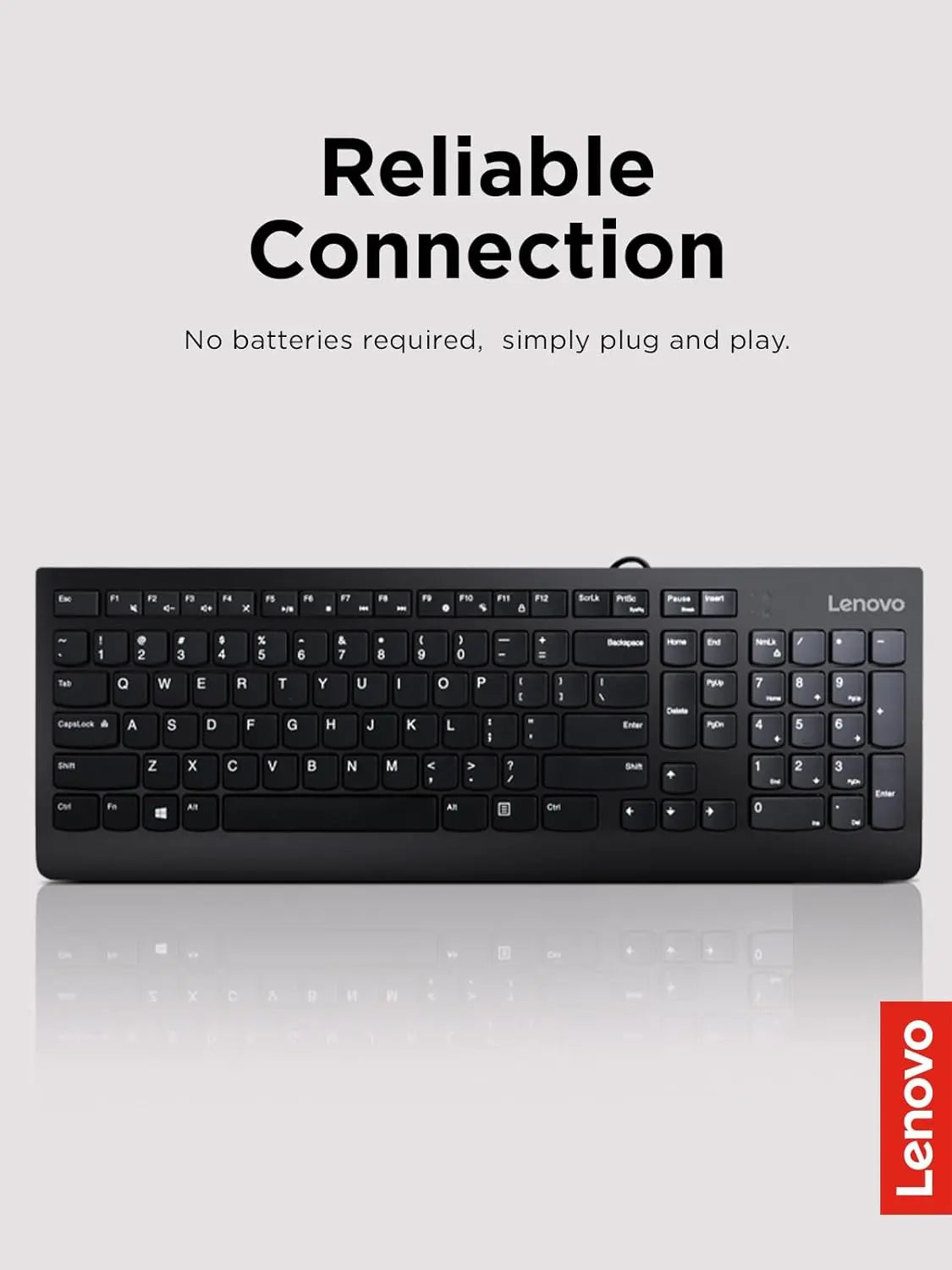 Lenovo 300 USB Keyboard - Arabic