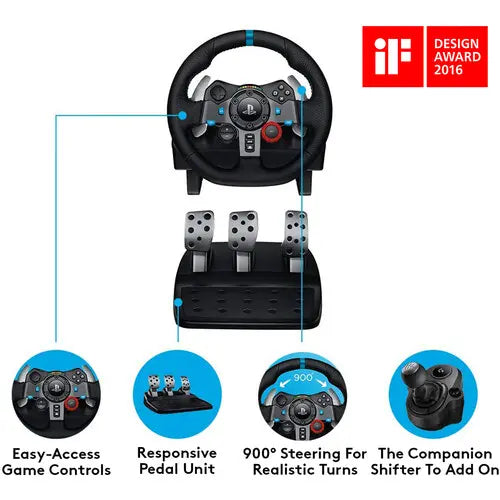 Logitech Driving Force Racing Wheel G29 for  PC/PS4/PS3