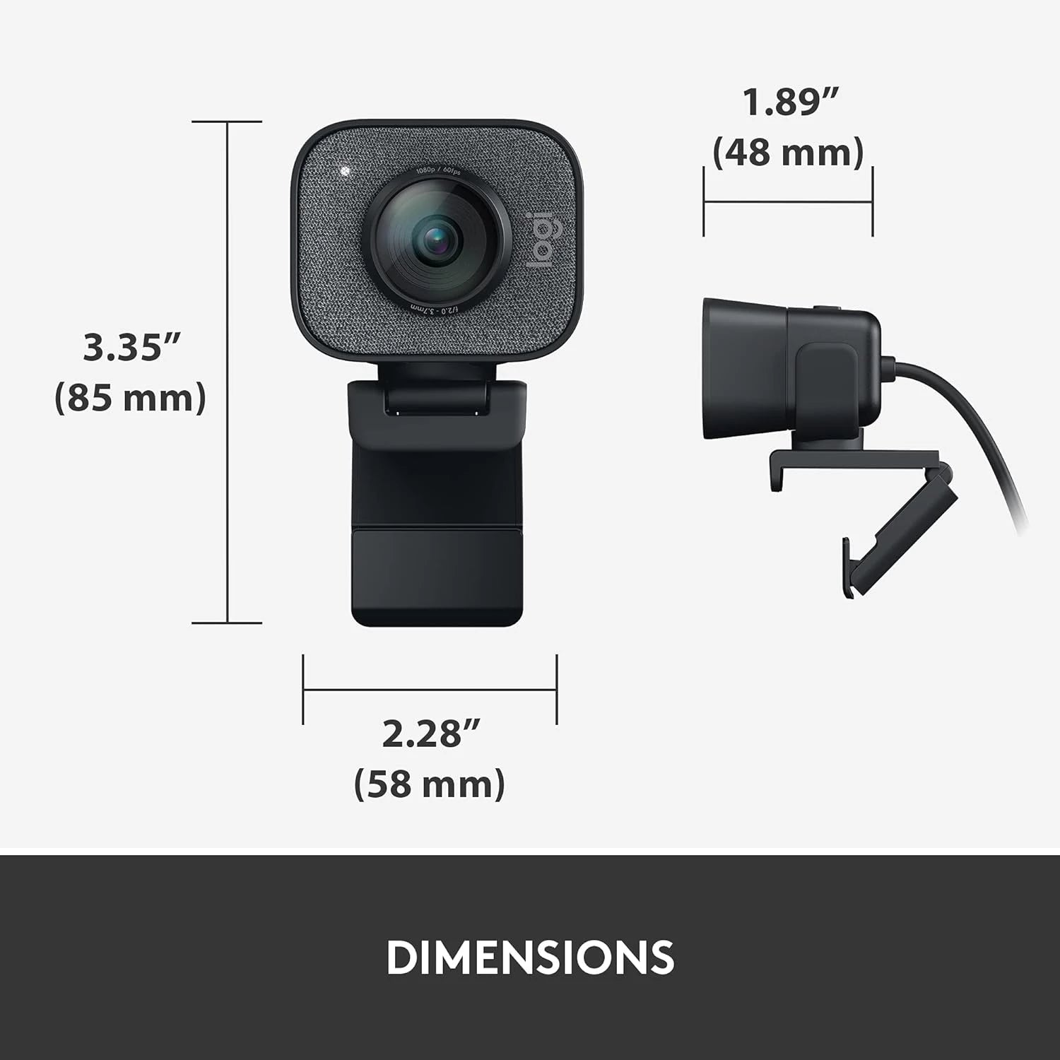 Logitech StreamCam, Full HD 1080p Streaming Webcam, Dual Microphones, Auto-Focus - Rebuy-Box
