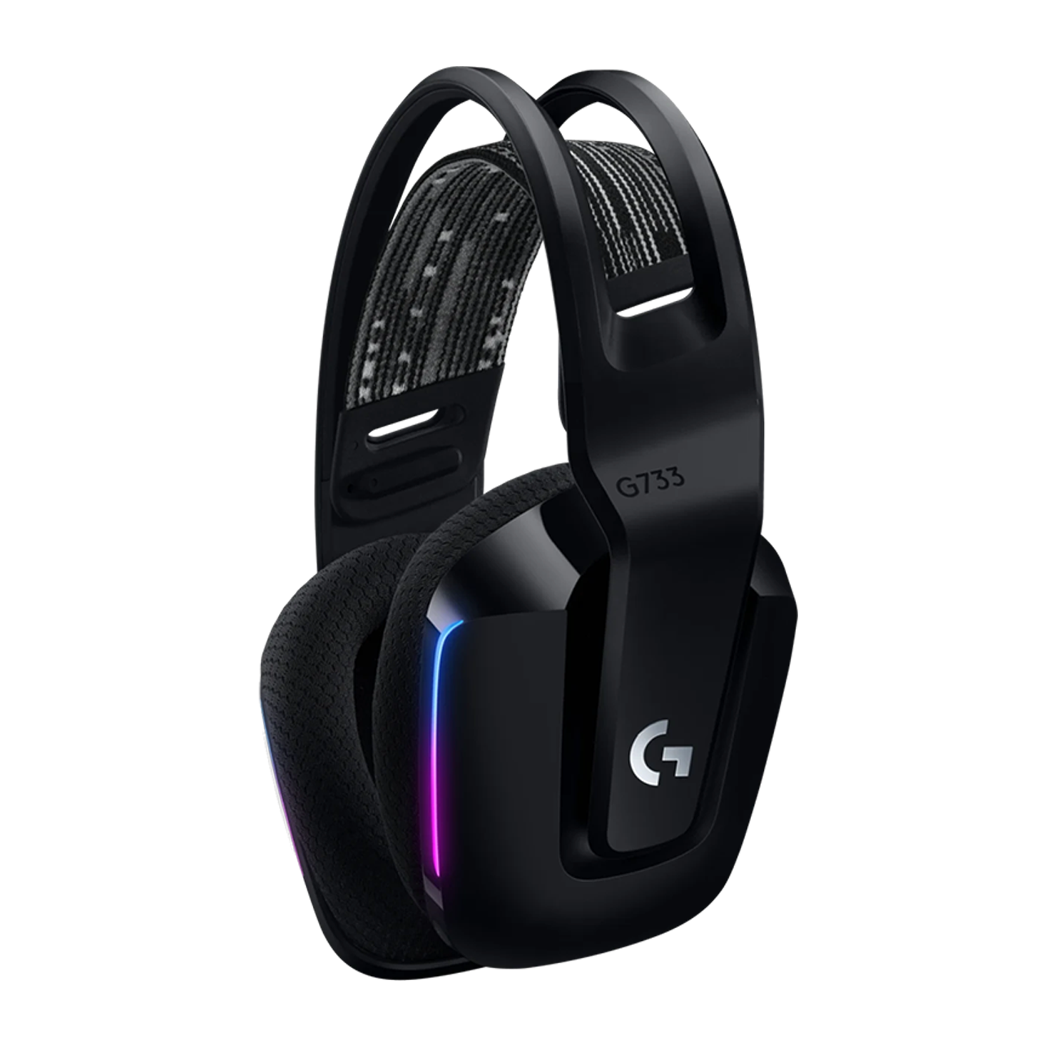 Logitech G733 LIGHTSPEED Gaming Headset Black – Side View - Rebuy-Box