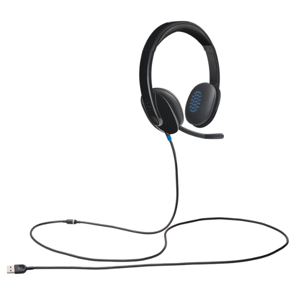 Logitech H540 USB Headset - Enhanced Sound, Noise-Cancelling Mic, In-Line Controls - Rebuy-Box