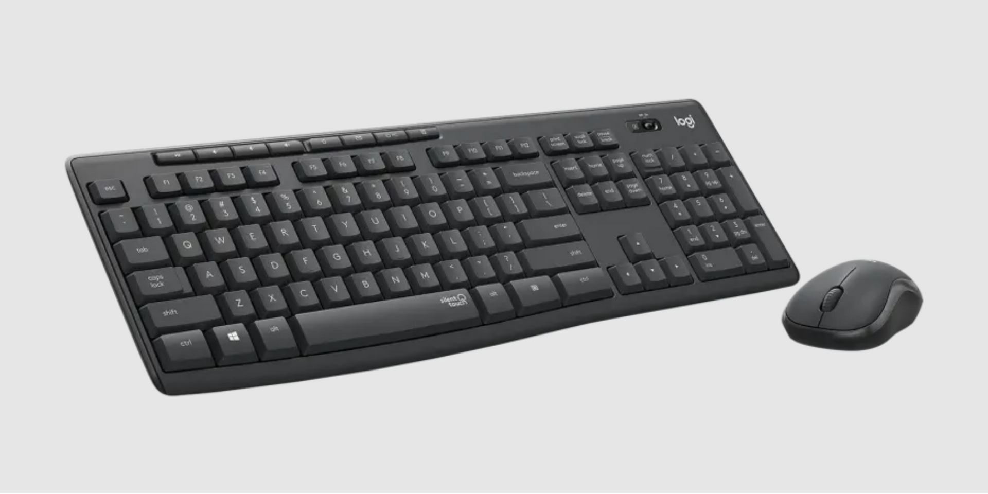 Logitech MK295 Silent Wireless Keyboard and Mouse Combo with SilentTouch Technology. English only - Rebuy-Box