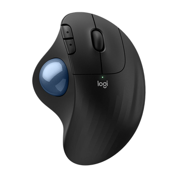 Logitech Ergo M575s Wireless Trackball Mouse Black – Front View - Rebuy-Box