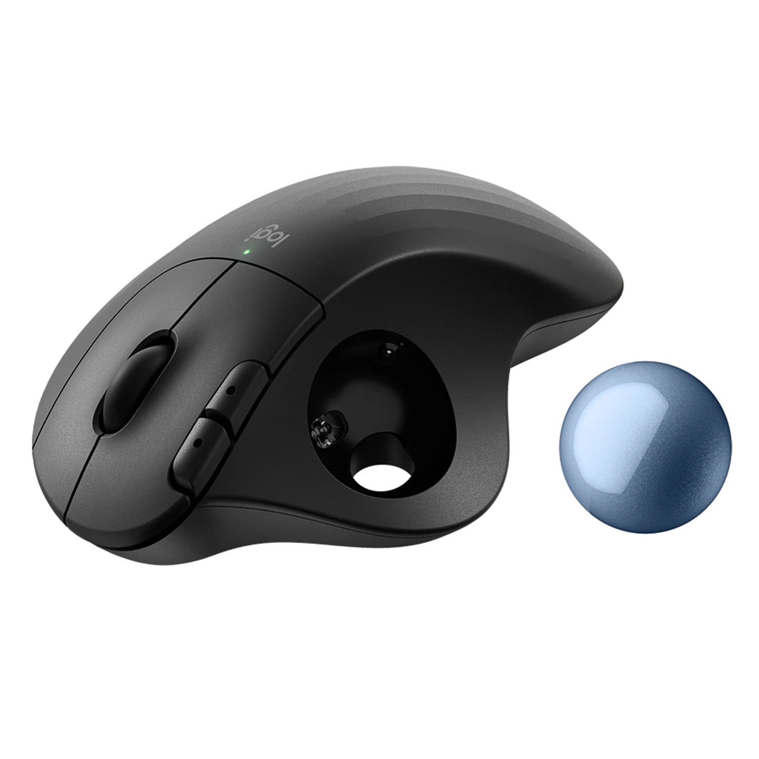 Logitech Ergo M575s Wireless Trackball – Trackball Close-Up - Rebuy-Box
