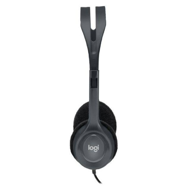 Logitech H111 Stereo Headset, 3.5mm Audio Jack, Adjustable Headband - Rebuy-Box