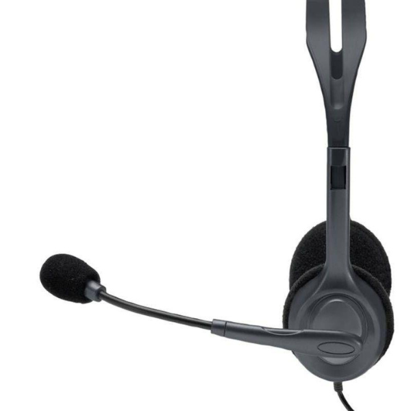 Logitech H111 Stereo Headset, 3.5mm Audio Jack, Adjustable Headband - Rebuy-Box