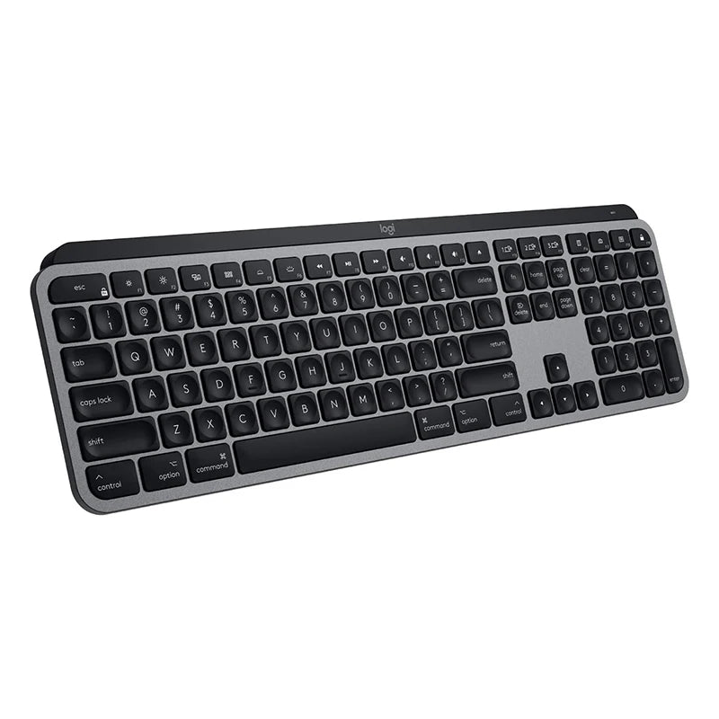 Logitech MX Keys Advanced Wireless Illuminated Keyboard for Mac, Slim, Backlit, Rechargeable, US Layout