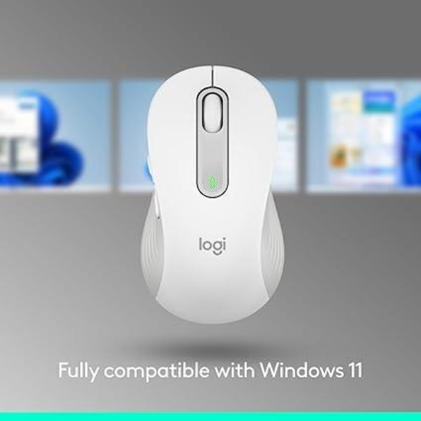 Logitech Signature M650 L Right Full Size Wireless Mouse - For Large Sized Hands, Multi-Device, Silent Clicks, Customizable Side Buttons, Bluetooth, for PC/Mac - Rebuy-Box