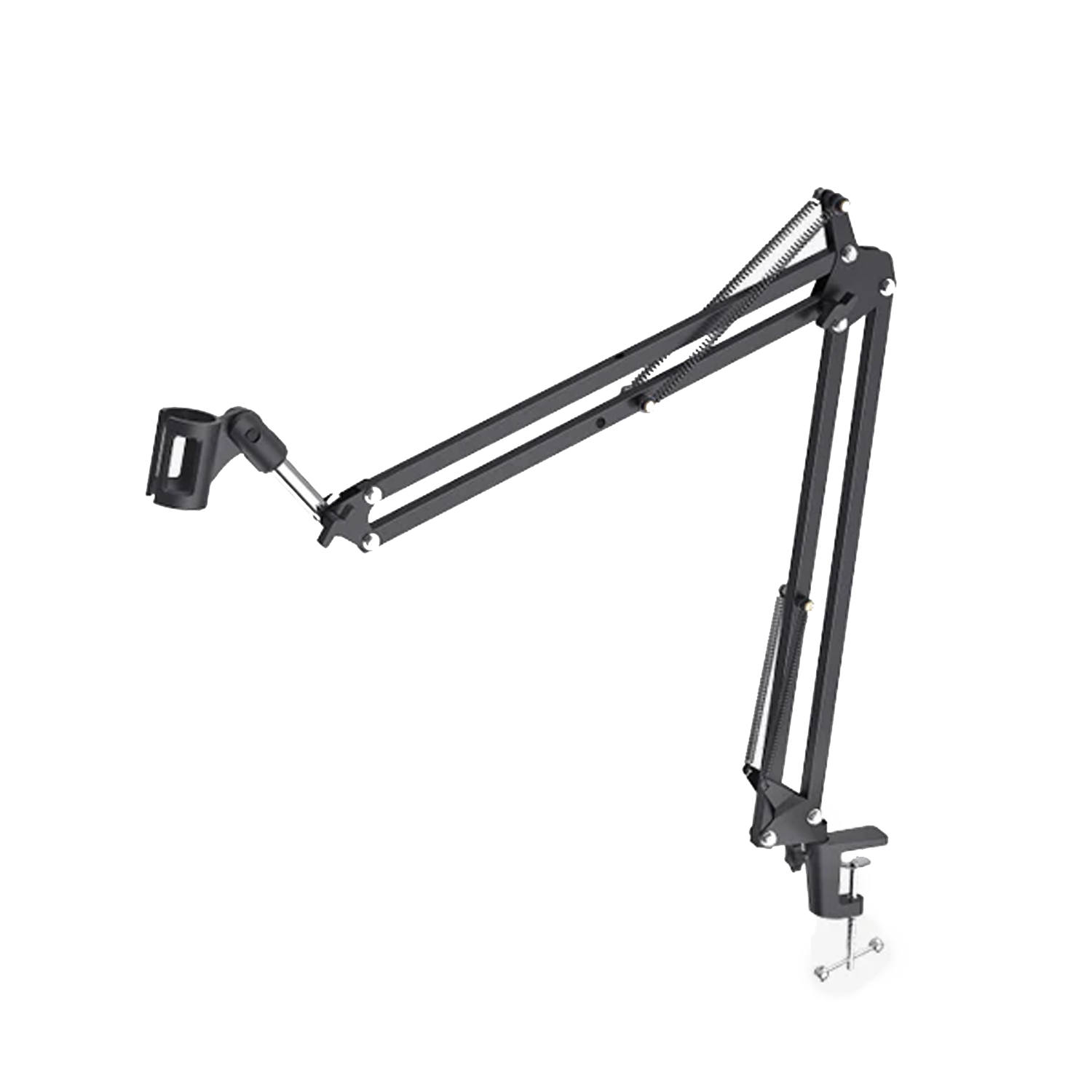 MAONO B01 BA20 Boom Scissor Arm Stand Black – Front View - Rebuy-Box