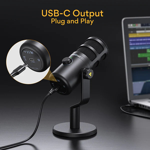 MAONO PD100U Dynamic Microphone Black – Photo 3