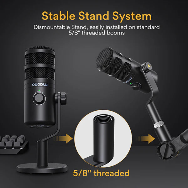 MAONO PD100U Dynamic Microphone Black – Photo 2