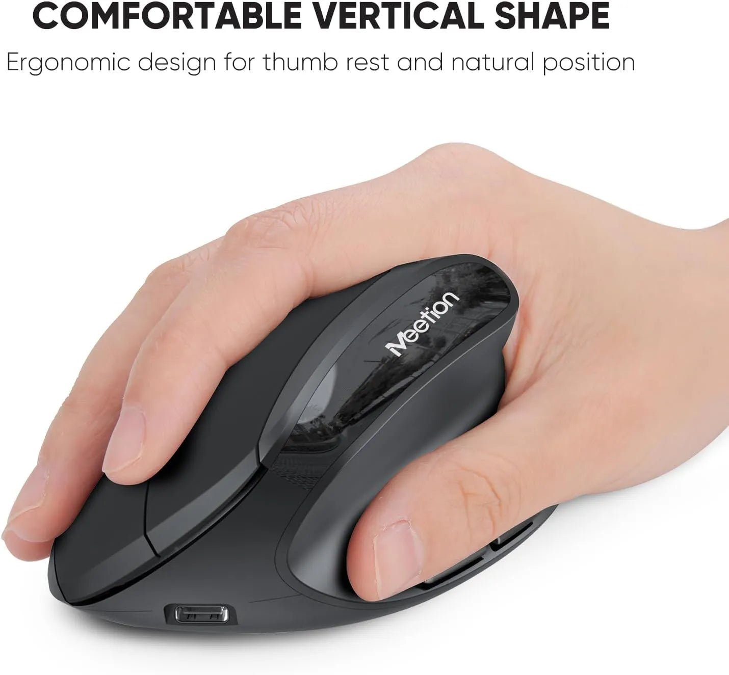Meetion Director C Wireless Ergonomic Keyboard And Mouse Combo - Rebuy-Box