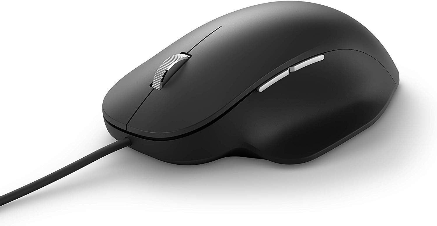 Microsoft Ergonomic Wired Mouse - Black | Comfortable & Precise - Rebuy-Box
