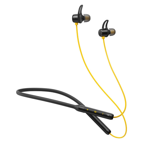 Realme Buds Wireless Real Bass - 11.2mm Bass Boost Driver, 12 Hour Playback, Sweat Proof, Yellow - Rebuy-Box