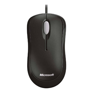 Microsoft Basic Optical Wired Mouse, Black, USB Connection, 3-Button, Ambidextrous Design, 800 DPI Optical Sensor - Rebuy-Box