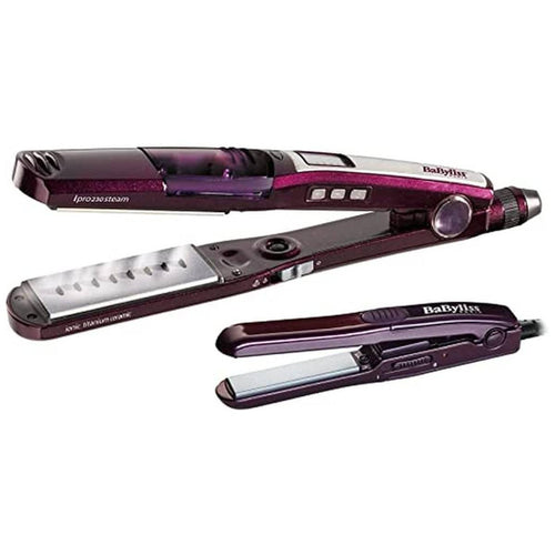 BaByliss I-Pro 230 Steam + Mini Straightener - ST396ALE, Professional Hair Styling Tool - Rebuy-Box