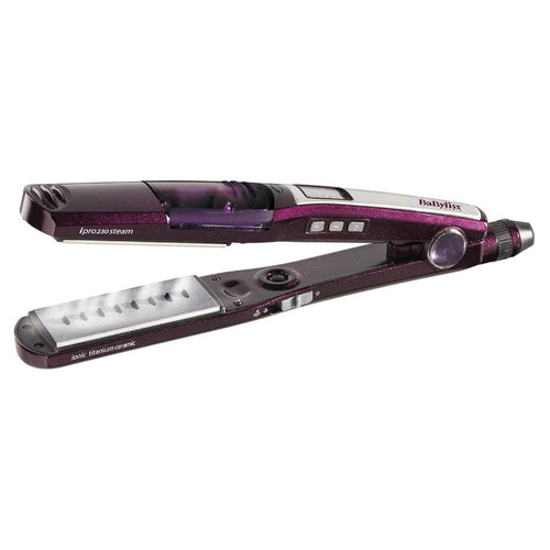 BaByliss I-Pro 230 Steam + Mini Straightener - ST396ALE, Professional Hair Styling Tool - Rebuy-Box