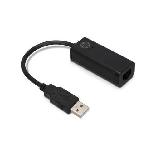 HP USB-A to RJ45 Ethernet Adapter - Fast and Reliable Network Connection, Black - Rebuy-Box