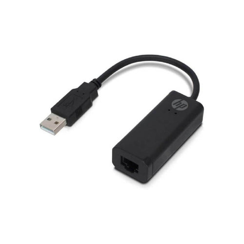 HP USB-A to RJ45 Ethernet Adapter - Fast and Reliable Network Connection, Black - Rebuy-Box
