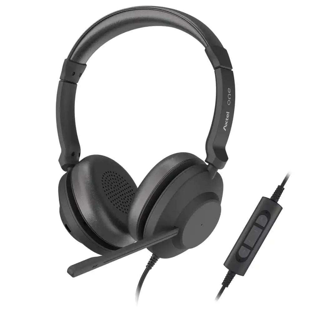 Axtel One USB Stereo Headset Professional Office - Rebuy-Box