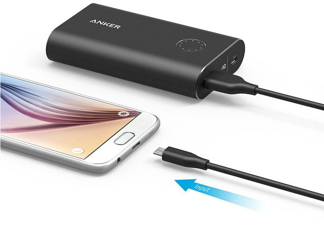 Anker PowerLine+ Micro USB 1ft/0.3m Durable Charging Cable A8141HA1 - Gray - Rebuy-Box