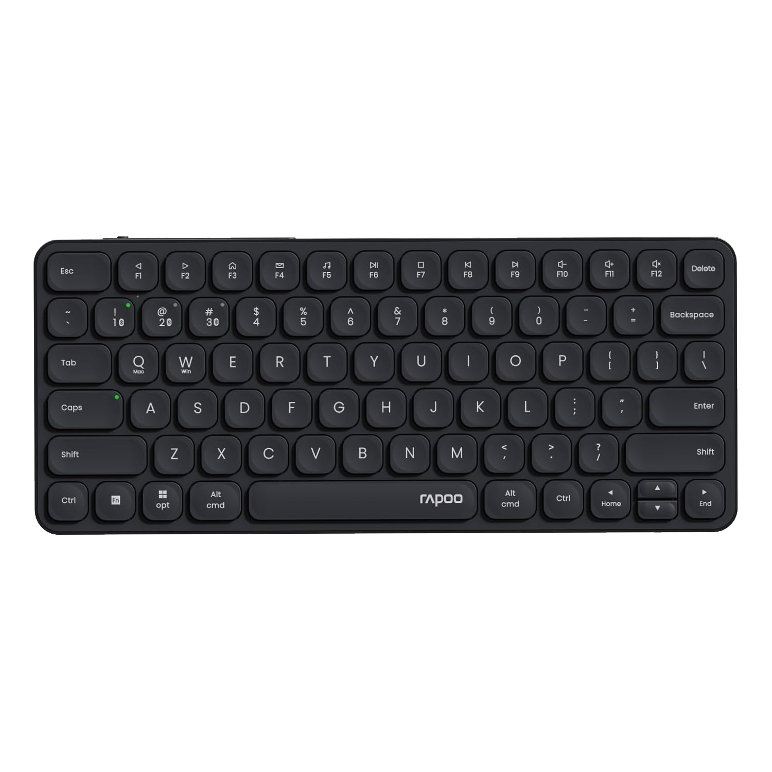 Rapoo Mini E9050L – Ultra-Slim Multi-Mode Wireless Keyboard (Dark Grey)