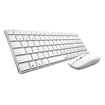 Rapoo 9320M Wireless Keyboard Mouse Combo Arabic English – Front View - Rebuy-Box