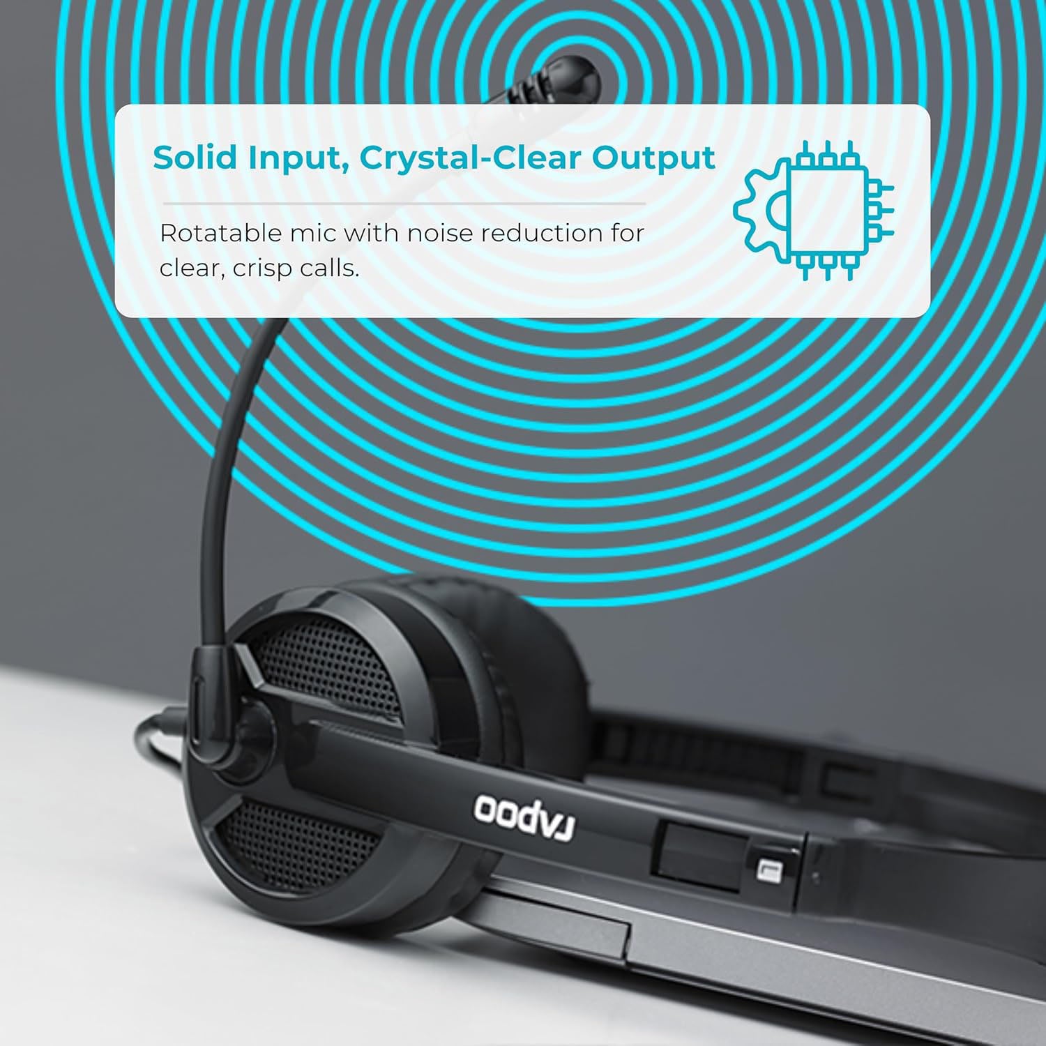 Rapoo H120 USB Stereo Headset — Grade A